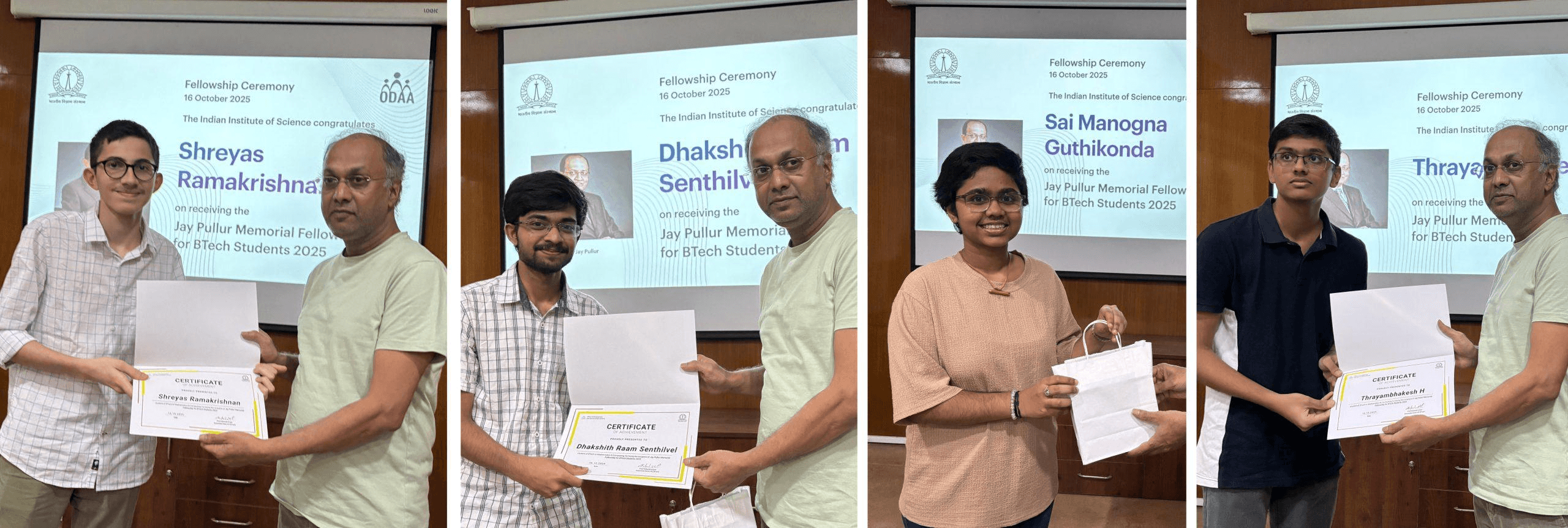 Jay Pullur Memorial Fellowship for BTech Students 2025-26